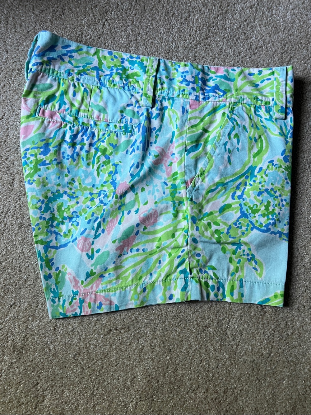 Lilly Pulitzer Callahan Pastel Floral Bermuda Shorts. 4. EUC